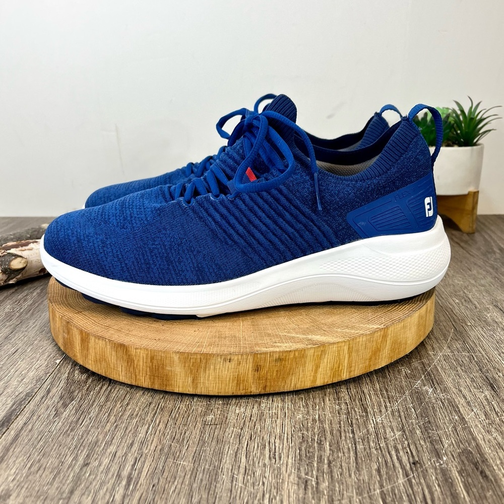 *FootJoy | Flex XP Spikeless Waterproof Golf Sneakers – Royal Blue, Men’s 8.5 Wi